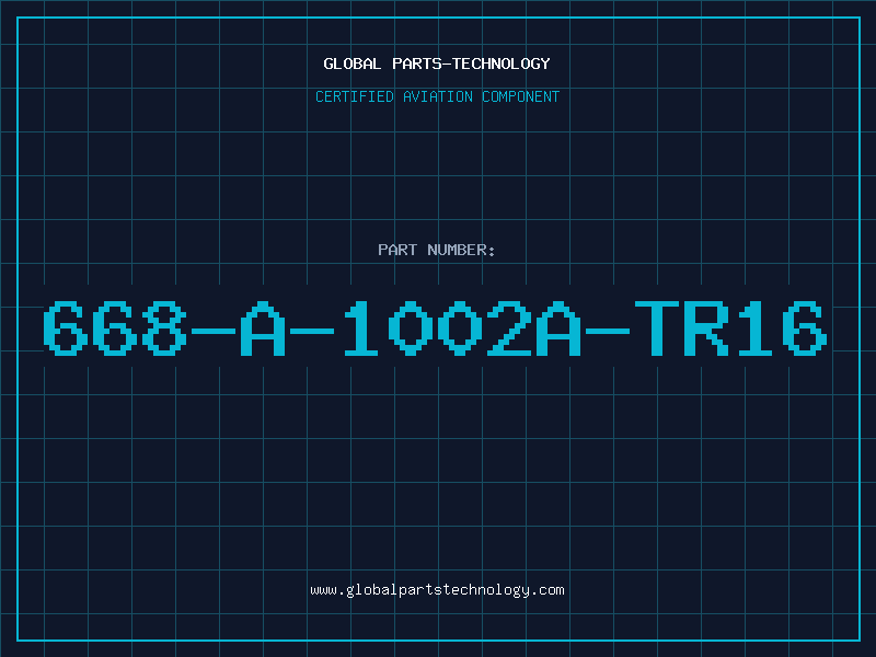Aviation Part 668-A-1002A-TR16