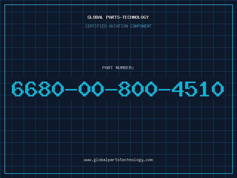 Aviation Part 6680-00-800-4510