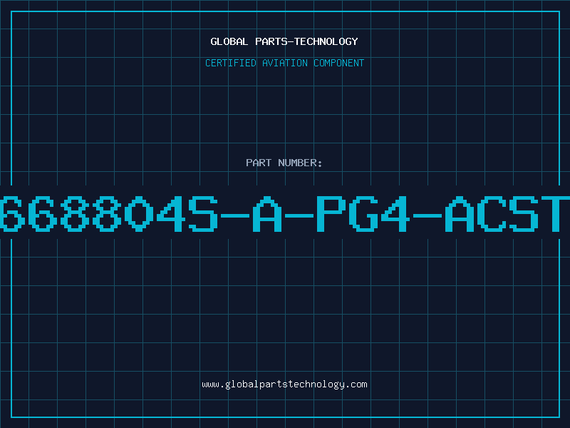 Aviation Part 668804S-A-PG4-ACST