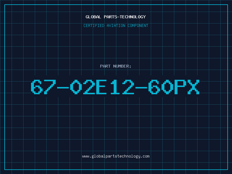 Aviation Part 67-02E12-60PX