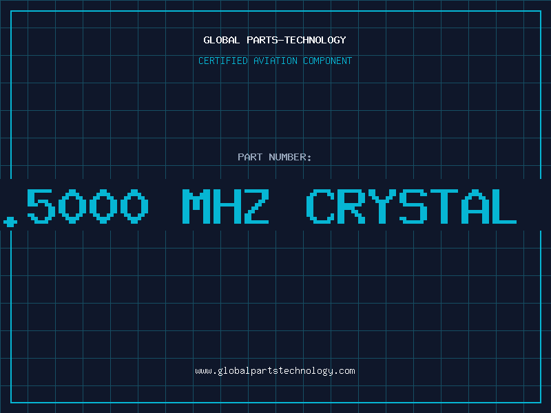Aviation Part 67.5000 MHZ CRYSTAL OS