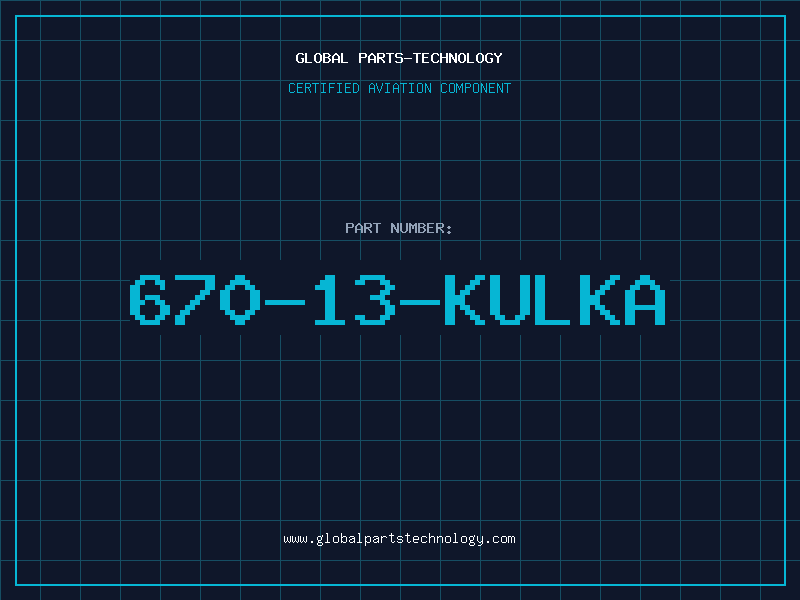 Aviation Part 670-13-KULKA