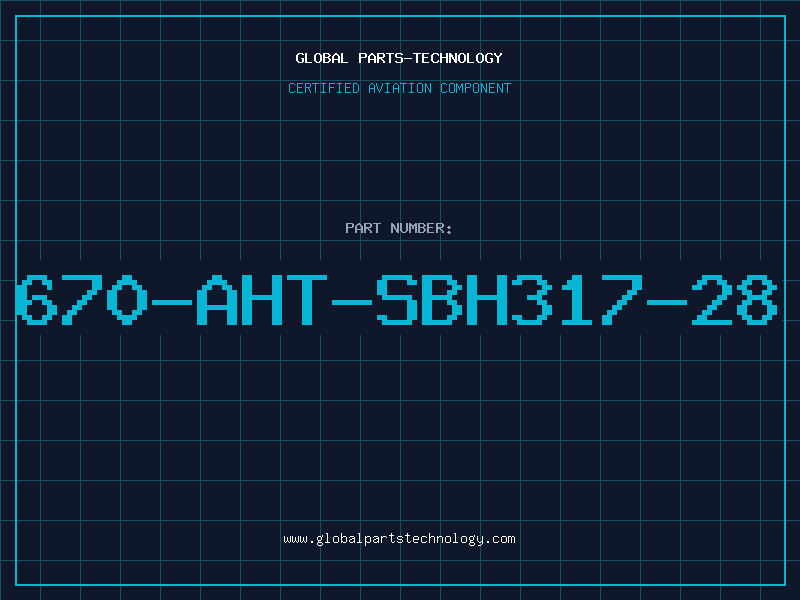 Aviation Part 670-AHT-SBH317-28