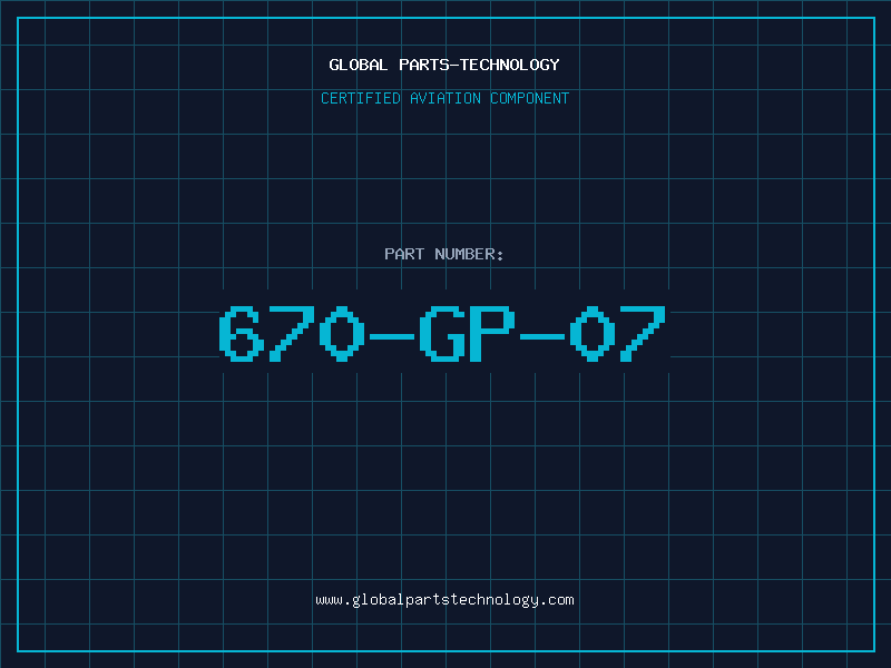 Aviation Part 670-GP-07