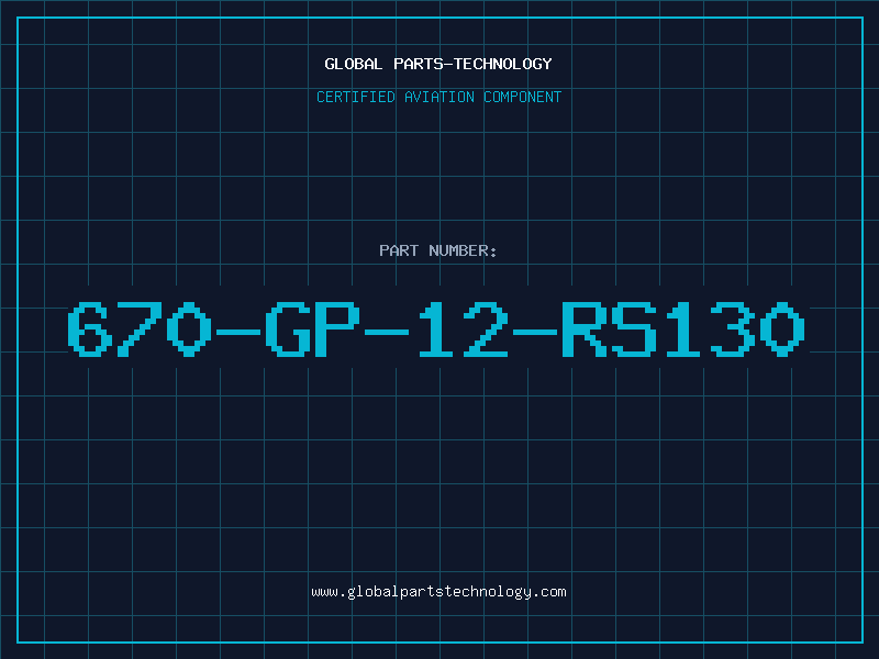 Aviation Part 670-GP-12-RS130