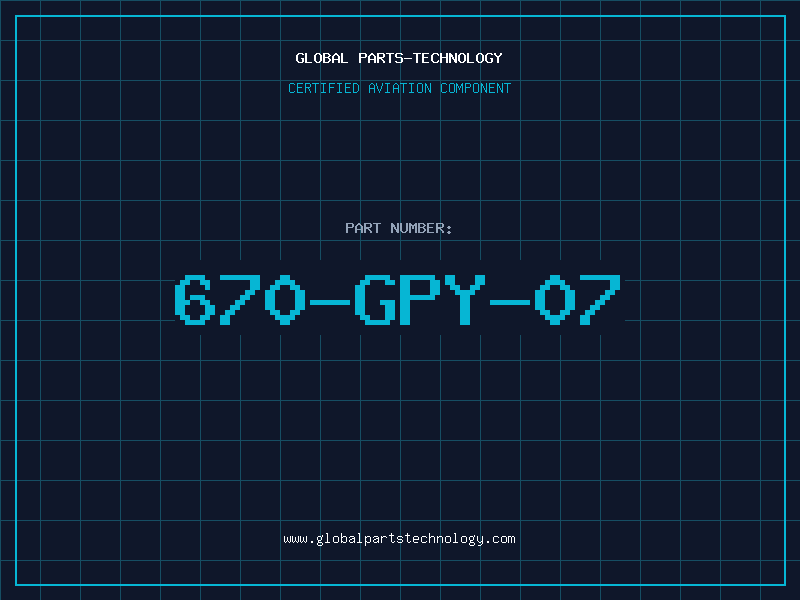 Aviation Part 670-GPY-07
