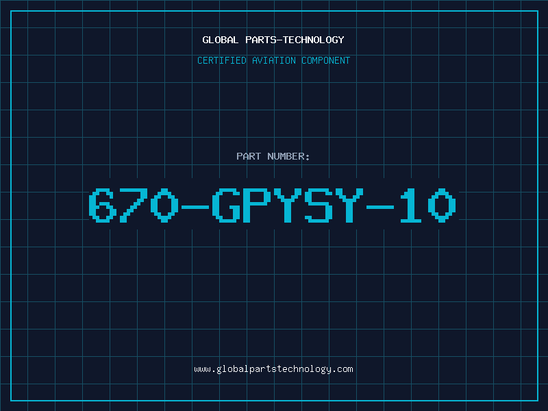 Aviation Part 670-GPYSY-10