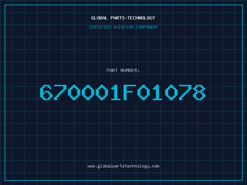 Aviation Part 670001F01078