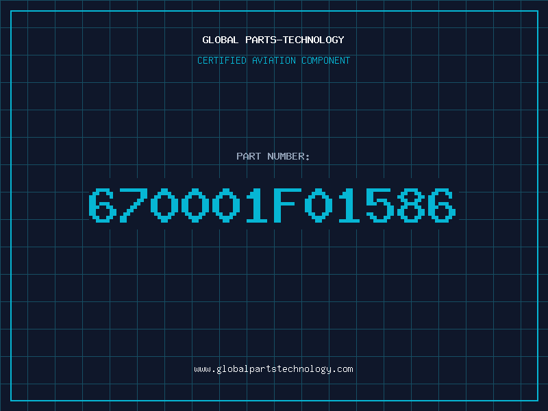 Aviation Part 670001F01586