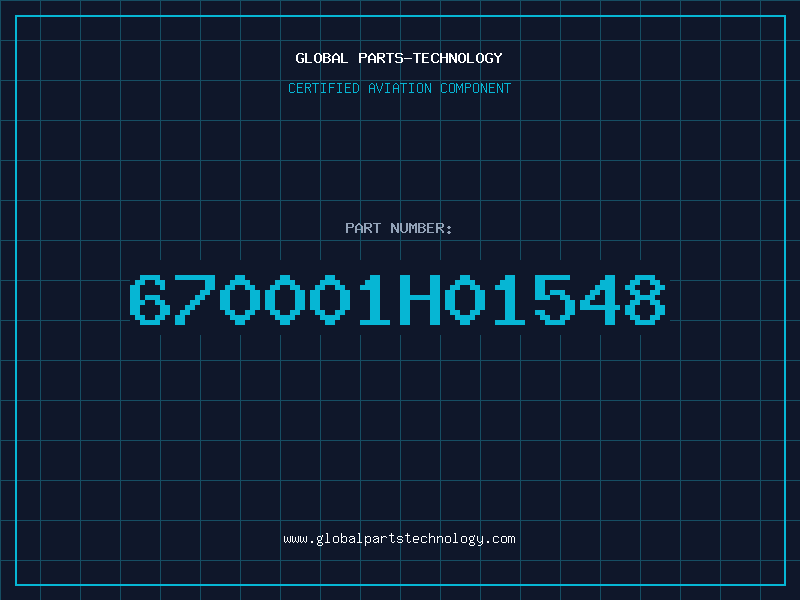 Aviation Part 670001H01548
