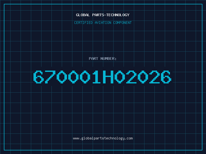 Aviation Part 670001H02026