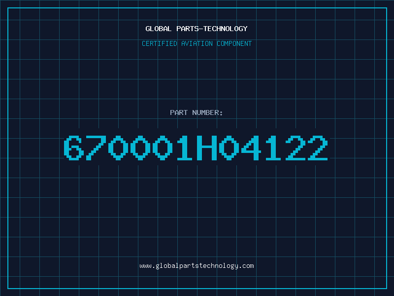 Aviation Part 670001H04122