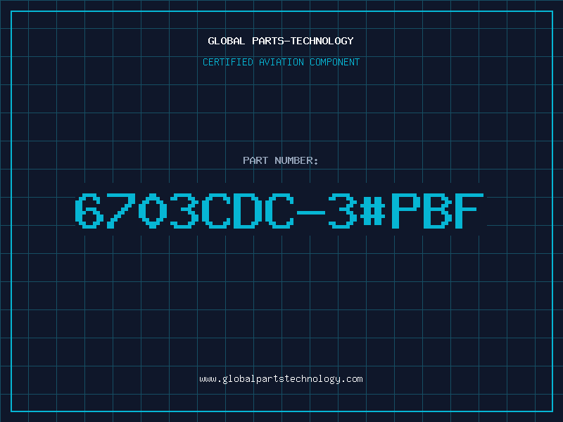 Aviation Part 6703CDC-3#PBF