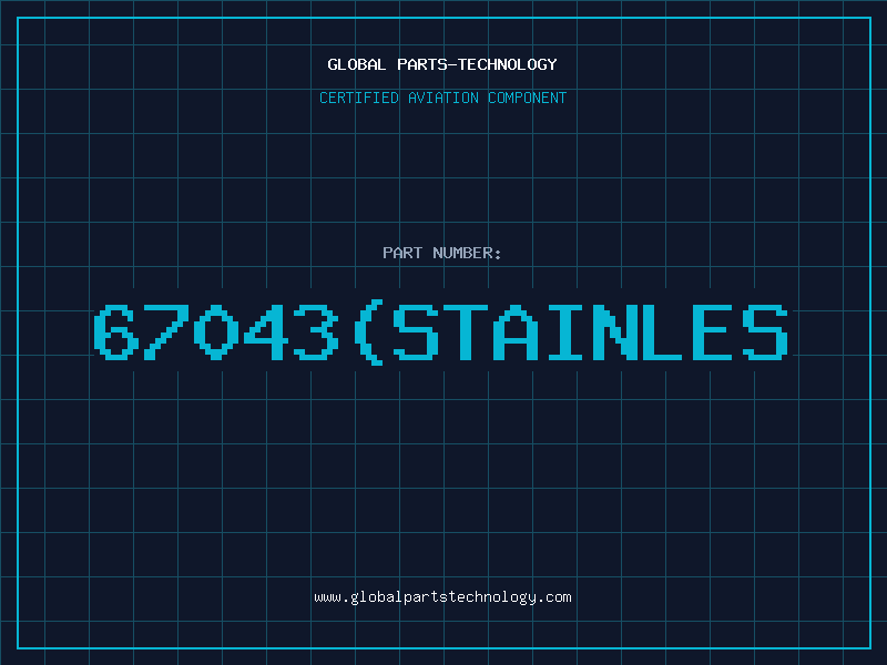 Aviation Part 67043STAINLES