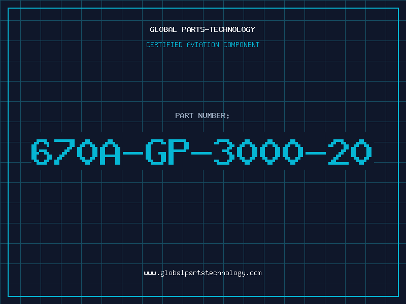 Aviation Part 670A-GP-3000-20