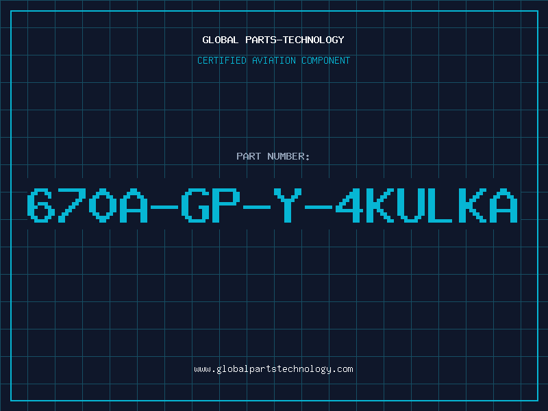 Aviation Part 670A-GP-Y-4KULKA