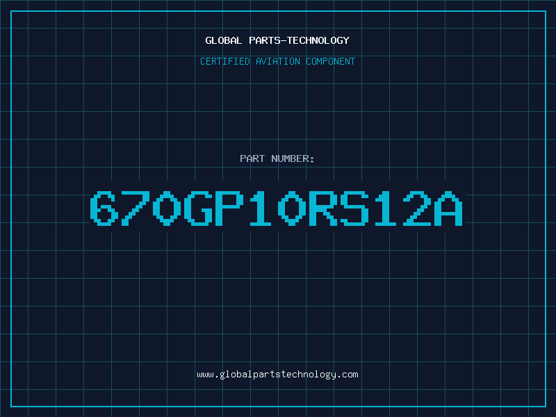 Aviation Part 670GP10RS12A
