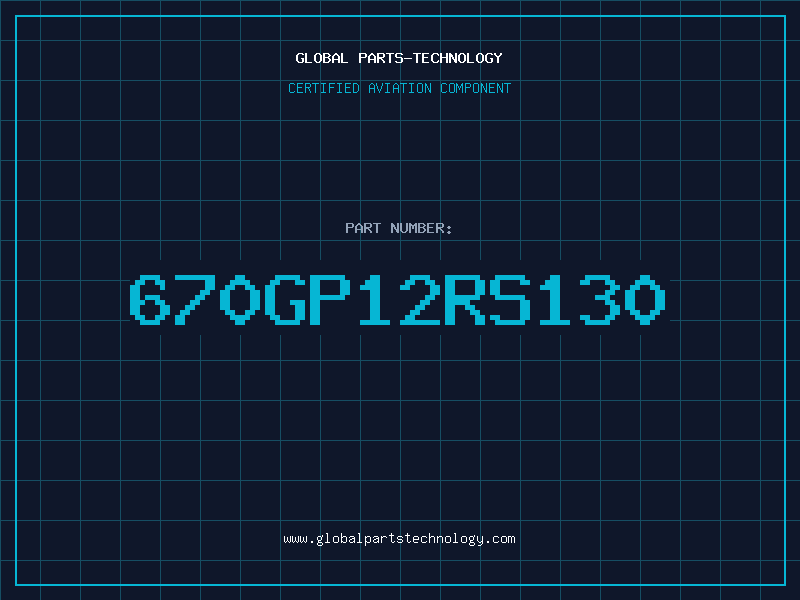Aviation Part 670GP12RS130
