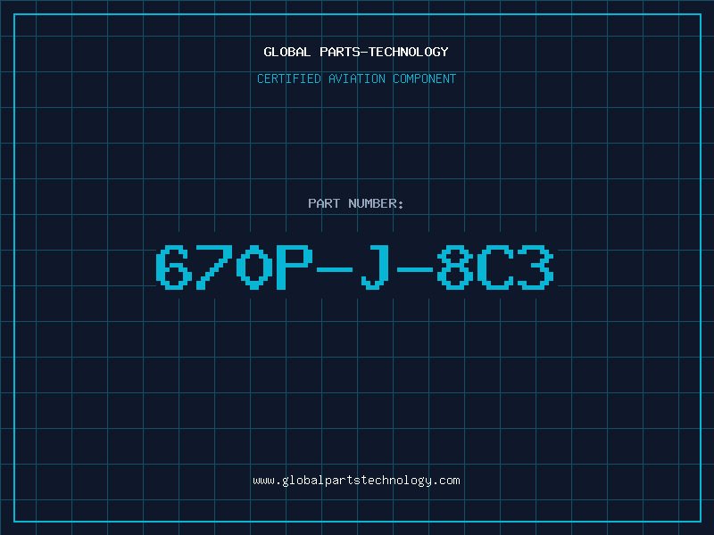 Aviation Part 670P-J-8C3