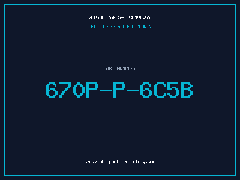 Aviation Part 670P-P-6C5B