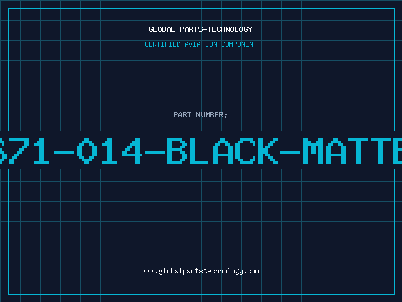 Aviation Part 671-014-BLACK-MATTE