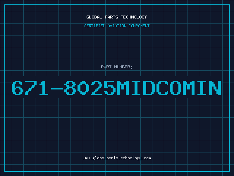 Aviation Part 671-8025MIDCOMIN