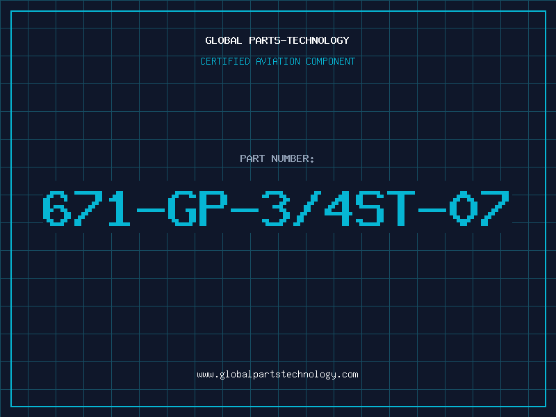 Aviation Part 671-GP-3/4ST-07