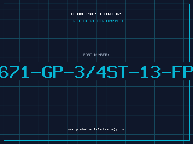 Aviation Part 671-GP-3/4ST-13-FP