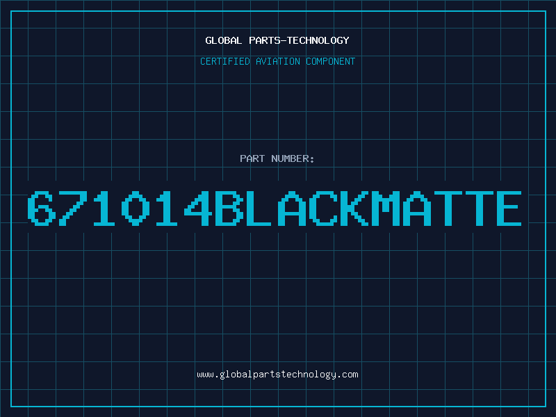 Aviation Part 671014BLACKMATTE