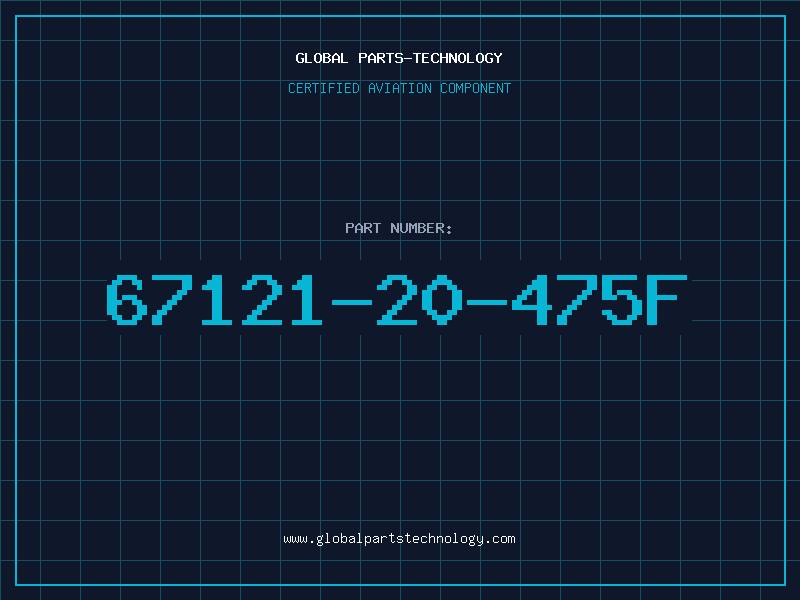 Aviation Part 67121-20-475F