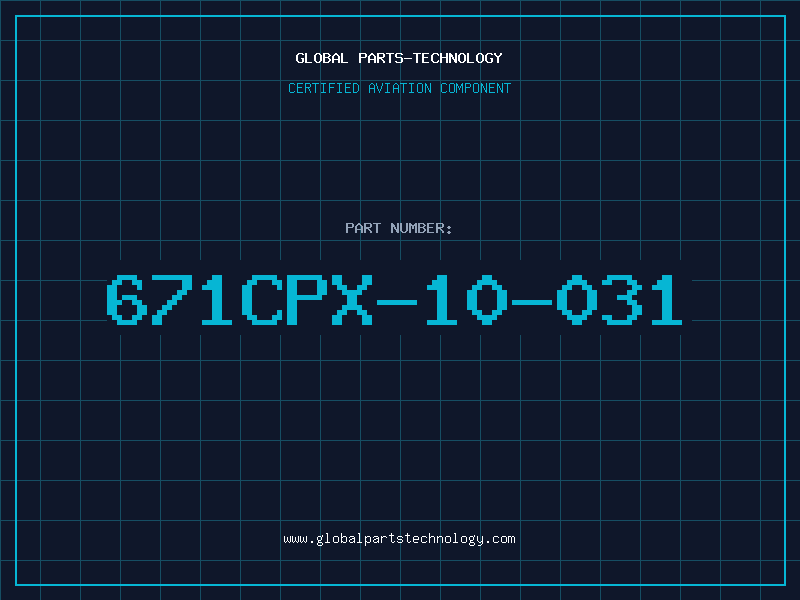 Aviation Part 671CPX-10-031