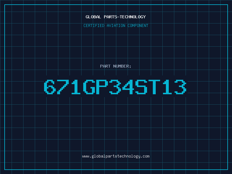 Aviation Part 671GP34ST13