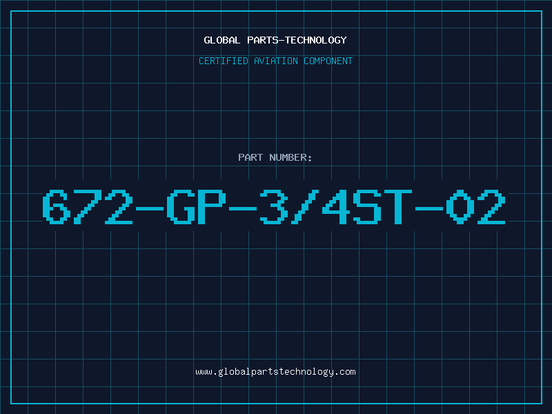 Aviation Part 672-GP-3/4ST-02