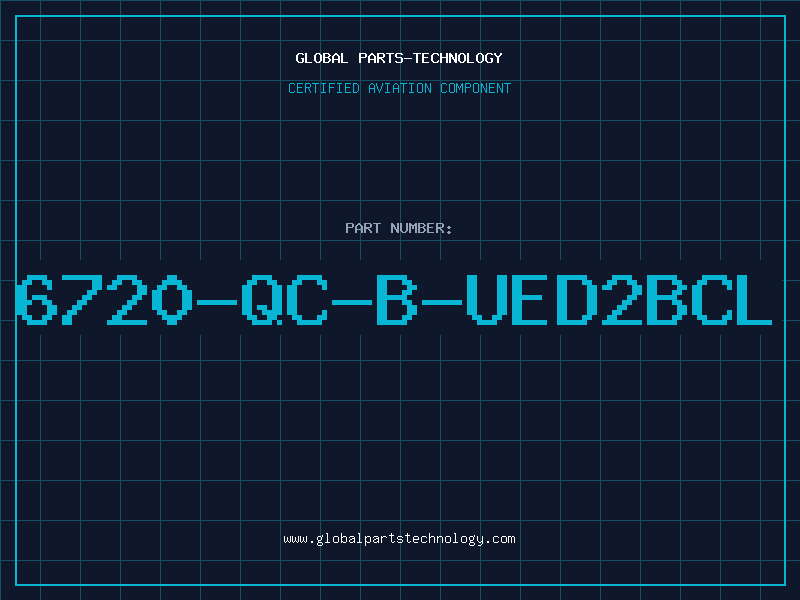 Aviation Part 6720-QC-B-UED2BCL