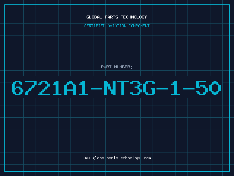 Aviation Part 6721A1-NT3G-1-50