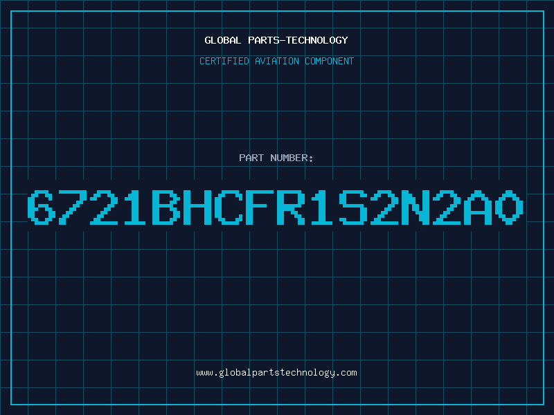 Aviation Part 6721BHCFR1S2N2A0