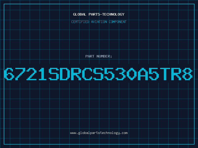 Aviation Part 6721SDRCS530A5TR8