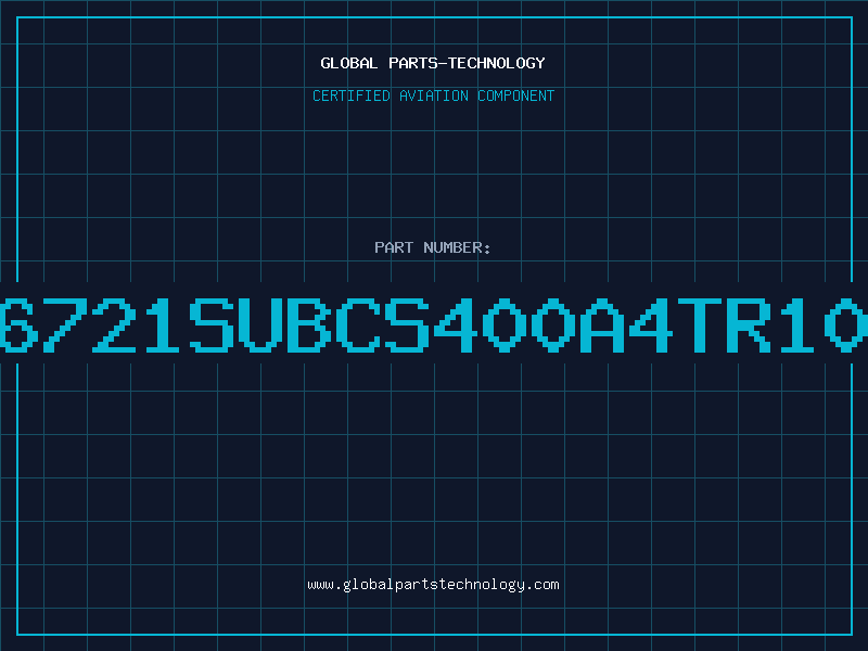 Aviation Part 6721SUBCS400A4TR10