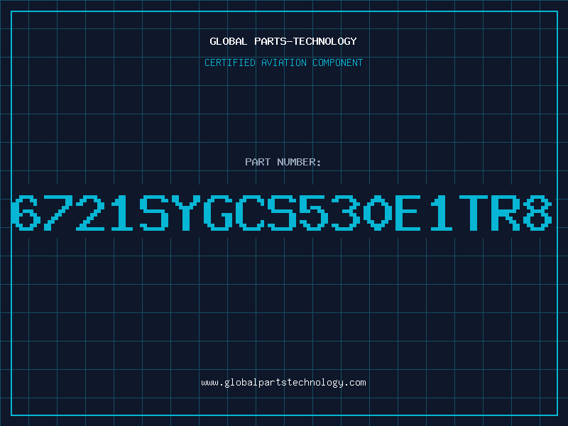 Aviation Part 6721SYGCS530E1TR8