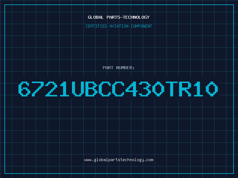 Aviation Part 6721UBCC430TR10