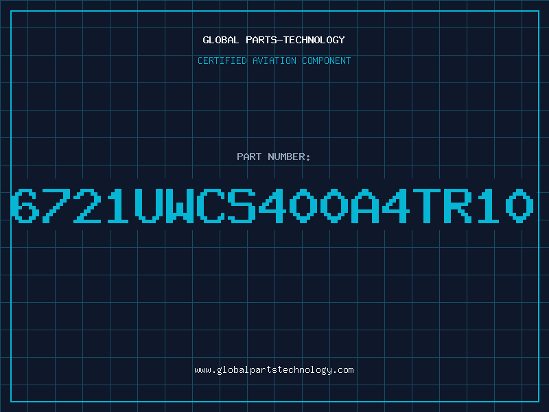 Aviation Part 6721UWCS400A4TR10