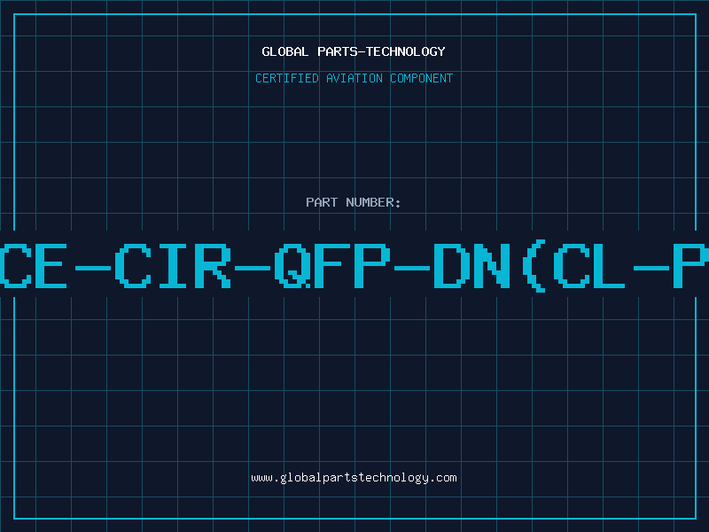 Aviation Part 6722QC-CE-CIR-QFP-DN(CL-PD)(TRAY