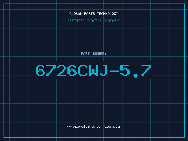Aviation Part 6726CWJ-5.7