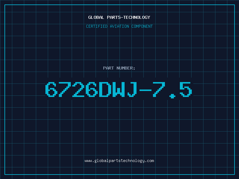 Aviation Part 6726DWJ-7.5