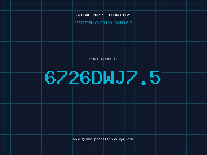 Aviation Part 6726DWJ7.5