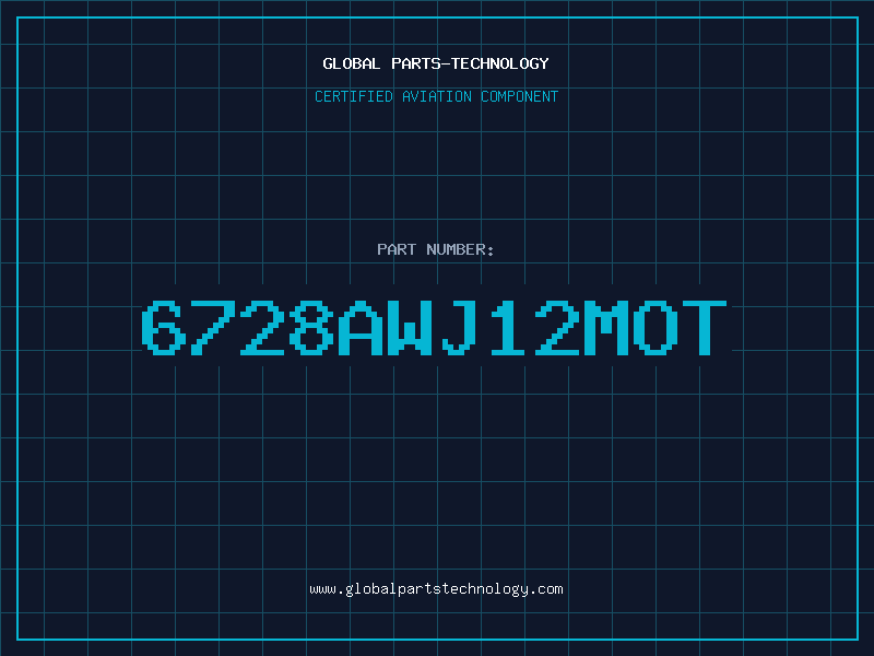 Aviation Part 6728AWJ12MOT