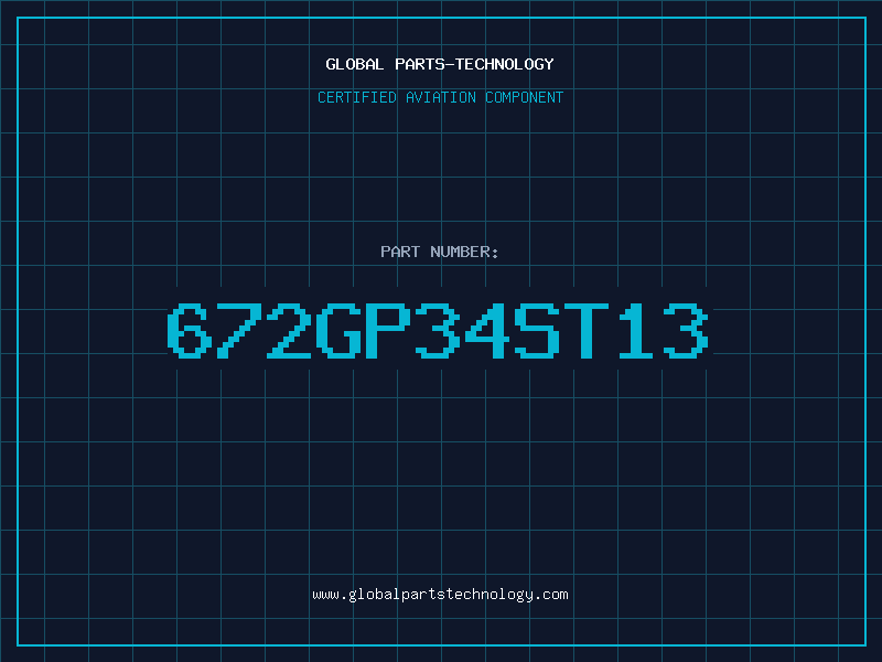 Aviation Part 672GP34ST13