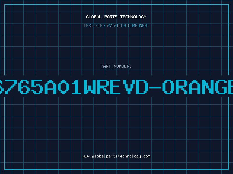 Aviation Part 6765A01WREVD-ORANGE