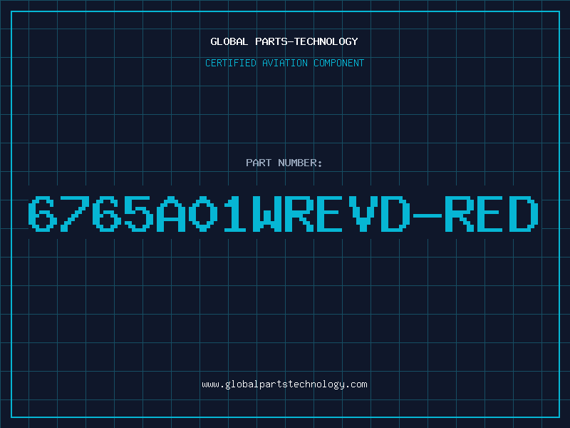 Aviation Part 6765A01WREVD-RED