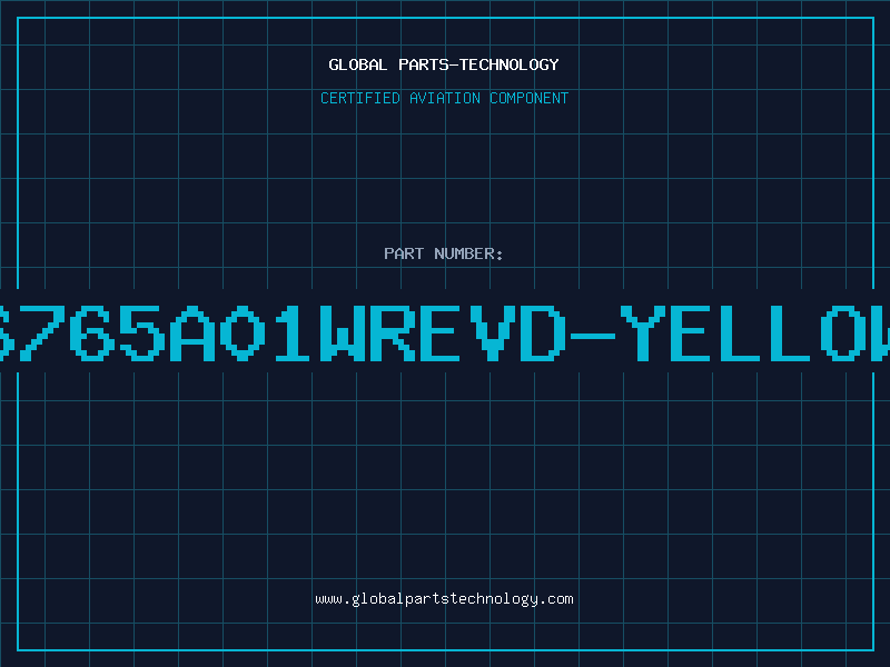 Aviation Part 6765A01WREVD-YELLOW